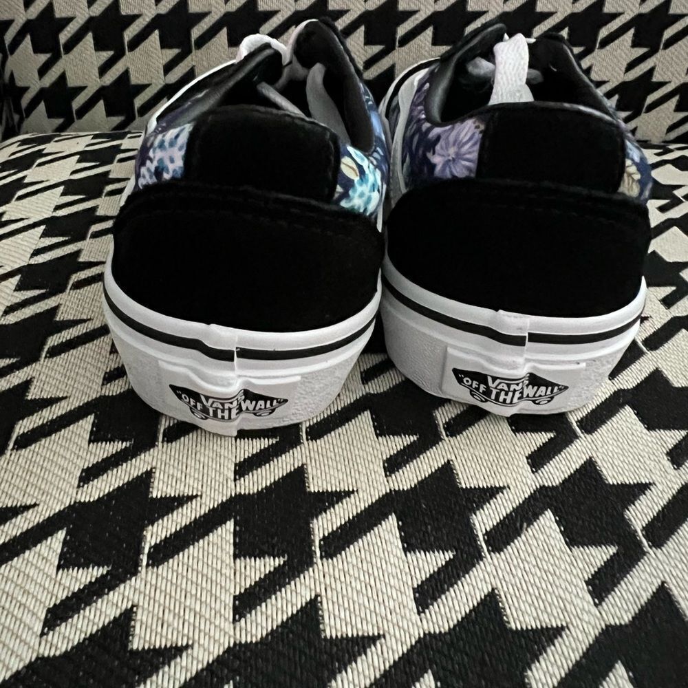 Vans Ward Moody Floral Sneakers-Girls Kids Size 12 - Picture 4 of 7